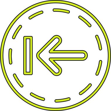 Ok. Web simgesi basit illüstrasyon