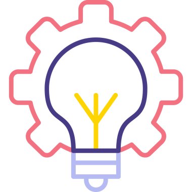 ampul simgesi vektör illüstrasyonu