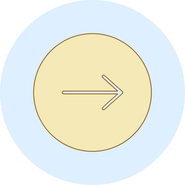 ok simgesi vektör illüstrasyonu