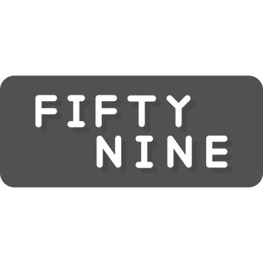 6 numara 5 etiket simgesi