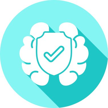 Rozet simge vektör çizim