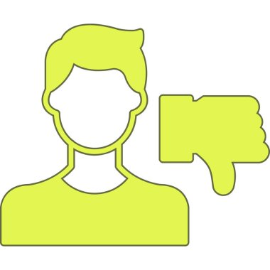 Erkek ve kadın simgesinin vektör rengi çizimi