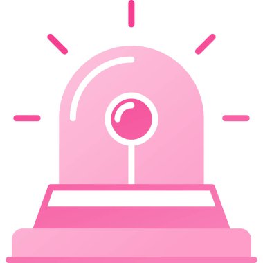 Bir ampulün modern bir simgesinin vektör çizimi