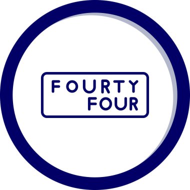 Üç dört numara işareti.