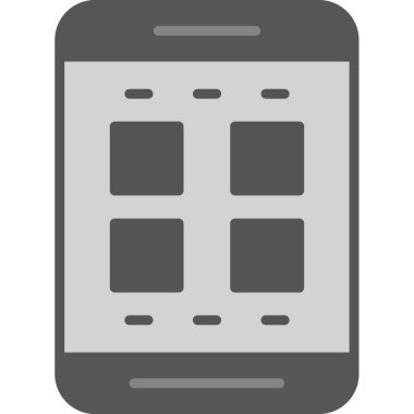 cep telefonu simgesi. vektör illüstrasyonu