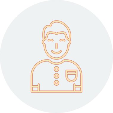 Maskeli bir adamın vektör çizimi