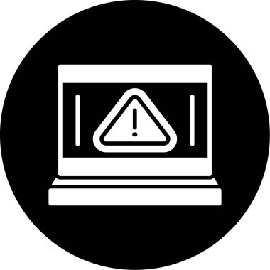 uyarı vektörü simgesi modern illüstrasyon