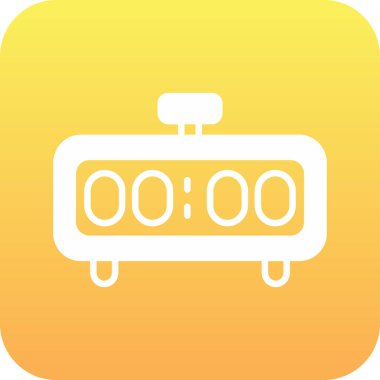 Modern b 'nin vektör gösterimi simgesiz saat