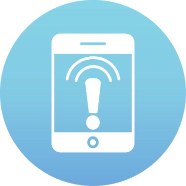 Uyarı uyarısı simgesi dış hat biçiminde