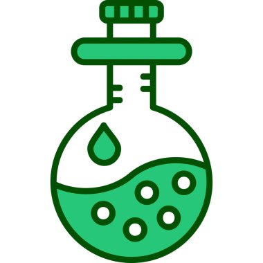 Yeşil sıvıyla kimyasal sıvı