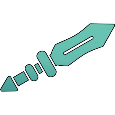 Çizgi film iğnesinin vektör çizimi