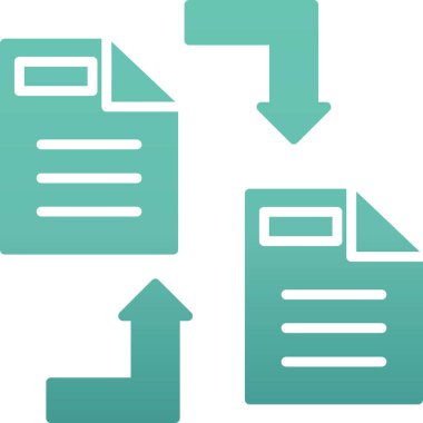 belge simgesi, vektör çizimi