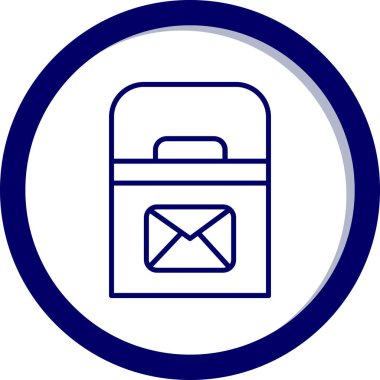 E-posta zarf simgesi vektör çizim