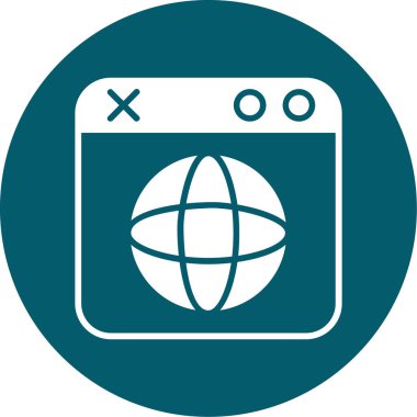 seo modern simgesinin vektör illüstrasyonu