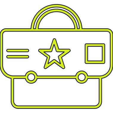 yıldız simgesi vektör illüstrasyonu