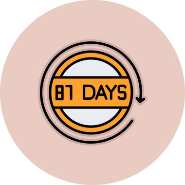 Modern tek simgenin vektör illüstrasyonu