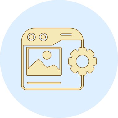 Modern akıllı telefon simgesinin vektör çizimi