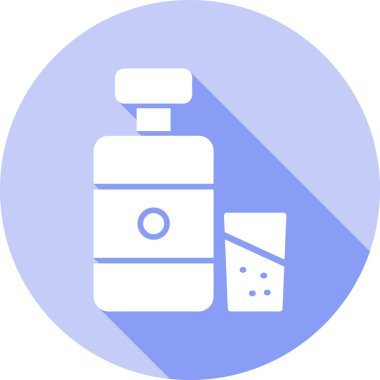 Kozmetik kremi. Web simgesi basit illüstrasyon