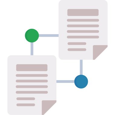 Web & mobil, düz vektör çizgisi simgesi için iş yönetimi düz simgesi