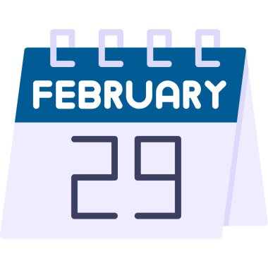 Takvim simgesi tasarımı, vektör illüstrasyonu