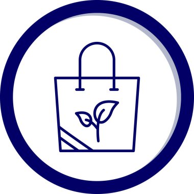 Bir alışveriş çantasının vektör çizimi