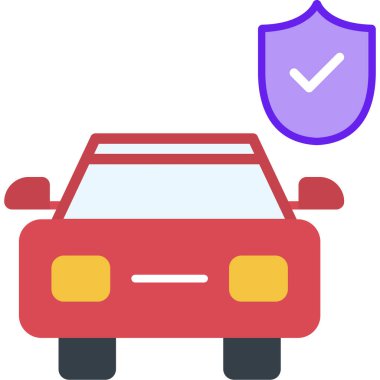 - Araba. Web simgesi basit tasarım