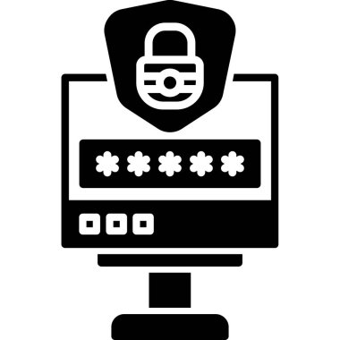 Güvenlik sistemi vektör simgesi kolayca değiştirebilir ya da düzenleyebilir