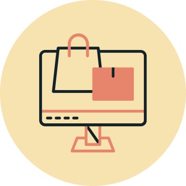 alışveriş sepeti çizimi olan dizüstü bilgisayar.