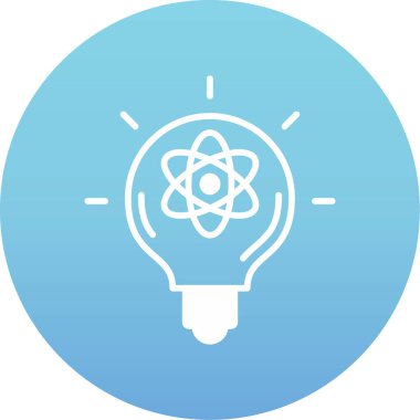 atom. Web simgesi basit illüstrasyon