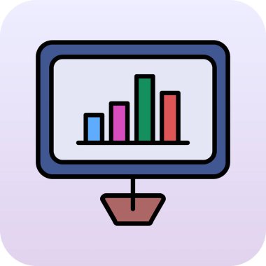 grafik vektör simgesi modern çizgi vektör çizimi