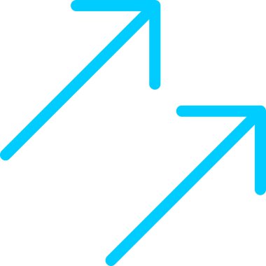 ok yönü sağ simgesi ana hat biçiminde