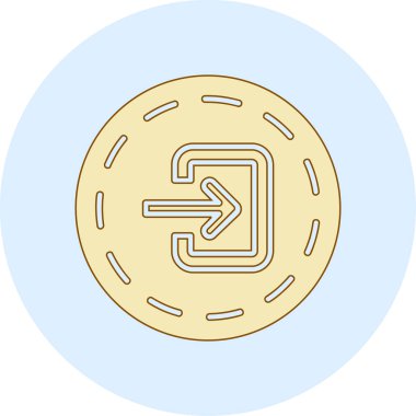 Modern dijital simgenin vektör illüstrasyonu