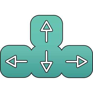 Oyunun okları ve mavi arkaplan