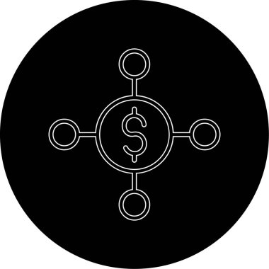 İş simgesinin vektör illüstrasyonu