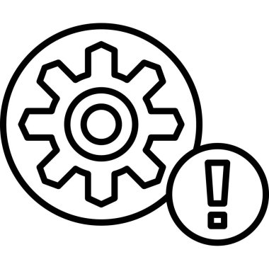 Hata. Web simgesi basit illüstrasyon