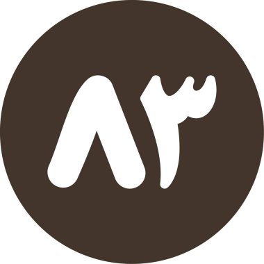 Geyik. Web simgesi basit illüstrasyon