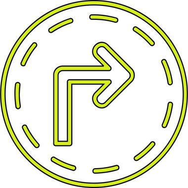 ok simgesi vektör illüstrasyonu