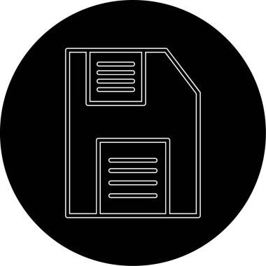 Modern bir simgenin vektör illüstrasyonu