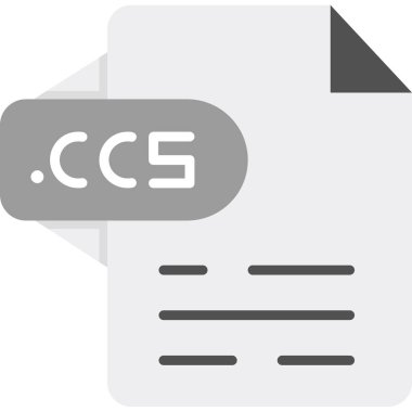 dosya biçimi simgesi, vektör illüstrasyonu