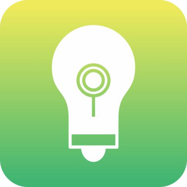 Projeniz için vektör ampul simgesi