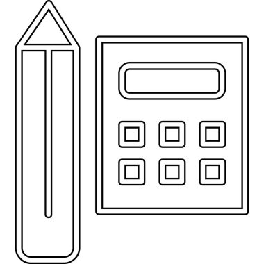 hesap makinesi ve cetvel simgesi, özet biçimi