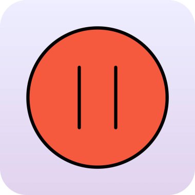 Moda tarzında izole edilmiş müzik simgesi