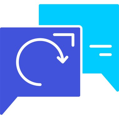 ileti ikonu vektör çizimi tasarımı