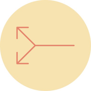 ok simgesinin vektör illüstrasyonu