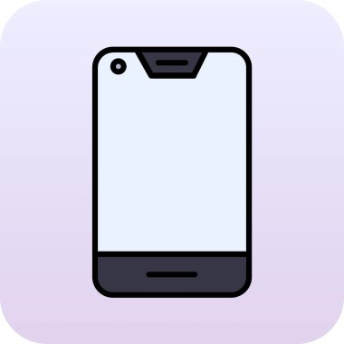 akıllı telefon simgesi vektör illüstrasyonu