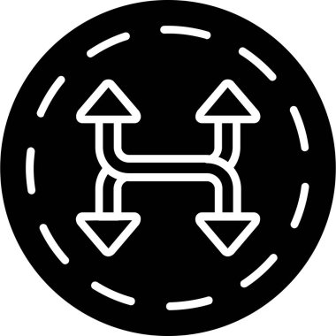 seo modern simgesinin vektör illüstrasyonu