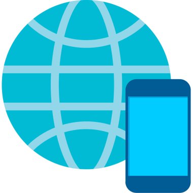 hareket eden telefon vektör çizim