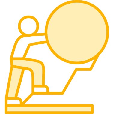 İnsan simgesinin vektör illüstrasyonu