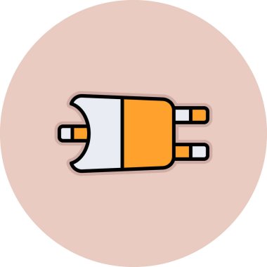 Fiş simgesi. vektör illüstrasyonu