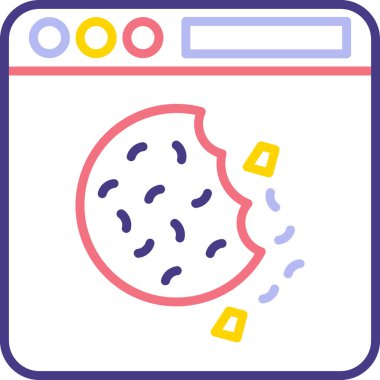 çamaşır makinesi web simgesi basit tasarım